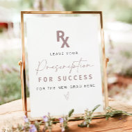 Rose Gold Nurse Prescription For Success Poster