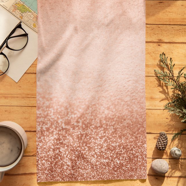 Rose Gold Ombre Glitter Metal look  Stylish Trendy Bandana (Creator Uploaded)