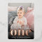 Rose Gold ONE First Birthday Party Photo