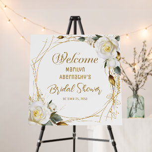 Rose Gold Organic Floral Foam Board