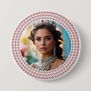 Rose Gold Pageant Button Glam Collection