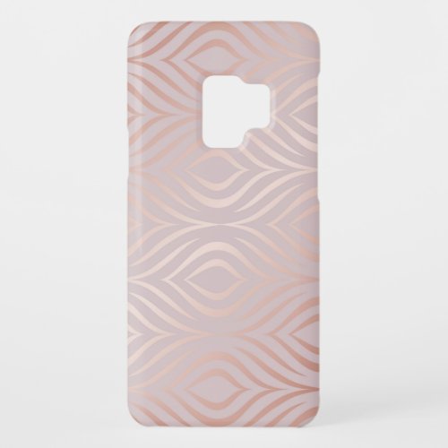 Rose gold peacock feathers vintage Case_Mate samsung galaxy s9 case