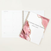 Rose Gold Personalized Hair Appointment Book Planner (Display)