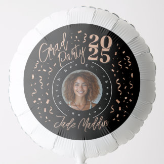  Rose Gold Photo Design High School Graduation Balloon