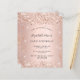Pink Roses Invite Rose gold pink birthday invitation | Zazzle