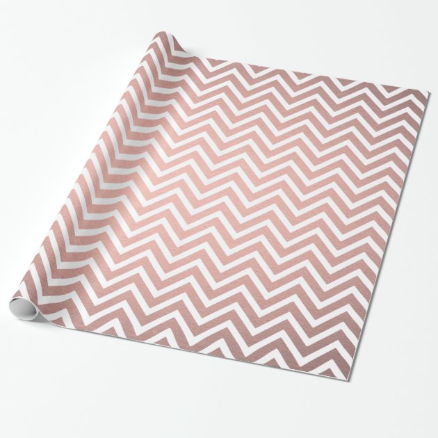 gold chevron wrapping paper