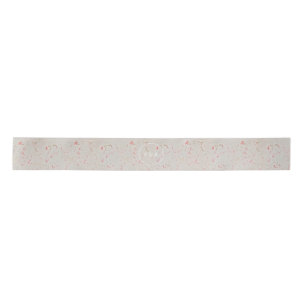 Rose Gold Pink Champagne Swirled Marble Satin Ribbon