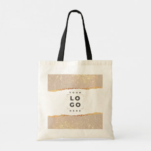 Rose gold pink elegant modern elegant branding tote bag