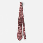 Rose Gold Pink Faux Glitter Sparkle Pattern Neck Tie at Zazzle