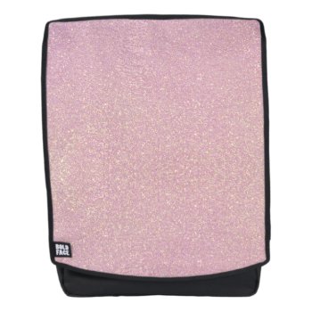 Rose Gold Pink Glitter Sparkle Glittery Blush Backpack by So_Charming_So_Deer at Zazzle