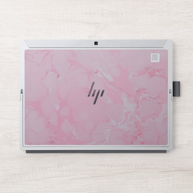 rose gold pink marble  laptop HP Elite x2 1013 G3 HP Laptop Skin (Front)