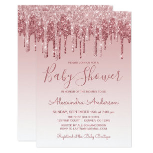 Sparkle Baby Shower Invitations Zazzle