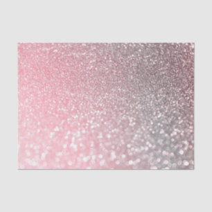 Rose Gold Pink Sparkle Luxury Trendy Glitter Tissue Paper