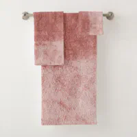 Pink and best sale gold towels