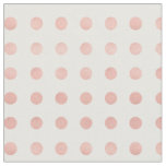 Rose Gold Polka Dot Printed Fabric By the Yard