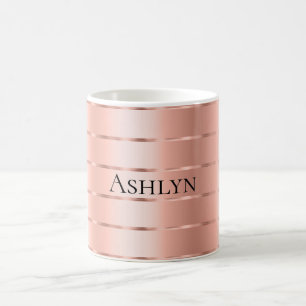 Rose Gold Ribbon  Coffee Mug