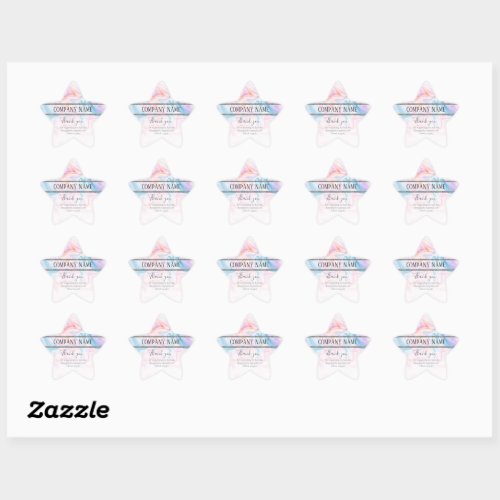  Rose gold Round business label Create your Own 