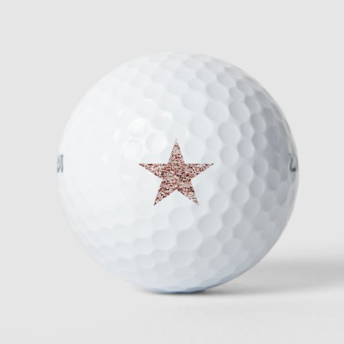 Rose Gold Sequin Twinkle Clipart Shining Star Clip Golf Balls