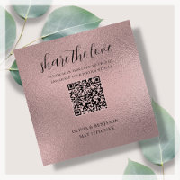 Rose Gold | Share The Love QR Code