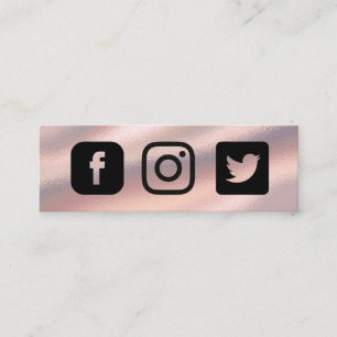 Rose Gold Social Media Insert