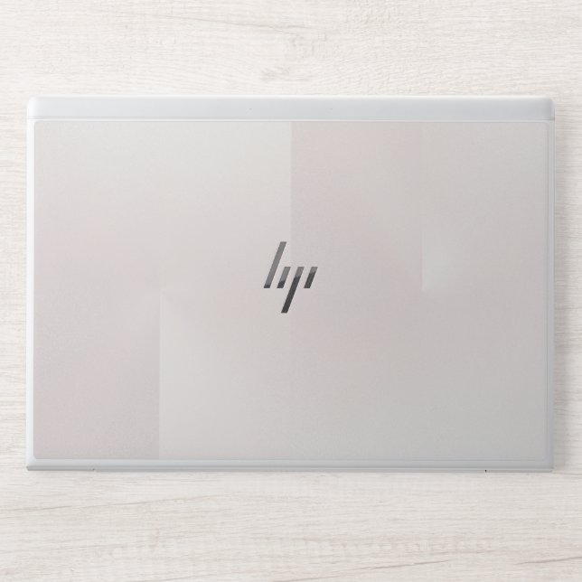 Rose Gold Soft Pink Marble HP Laptop Skin (Front)