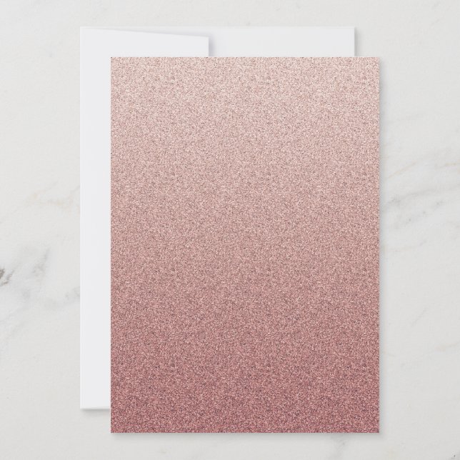 Rose Gold Sparkle Dress 60th Birthday Invite | Zazzle