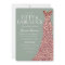 Rose Gold Sparkle Dress Sage 50th Birthday Party
