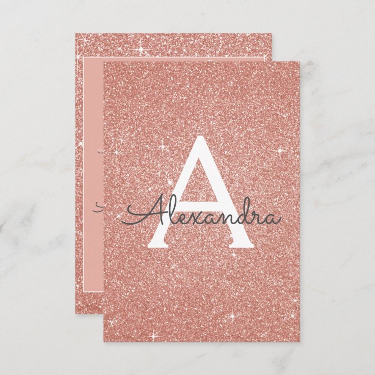 Rose Gold Sparkle Glitter 40th Birthday Party Invitation Zazzle