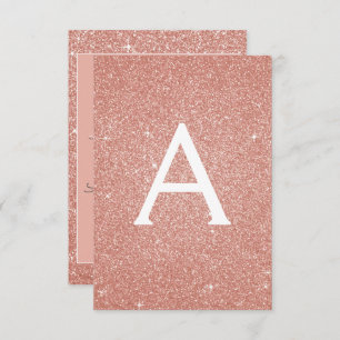 Rose Gold Sparkle Glitter 60th Birthday Party Invitation