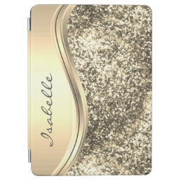 Rose Gold Sparkle Glitter Bling Personalized  iPad Air Cover