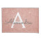 Rose Gold Sparkle Glitter Monogram Name & Initial
