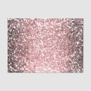 Rose Gold Sparkle Lights Girls Glittery Sparkly Tissue Paper
