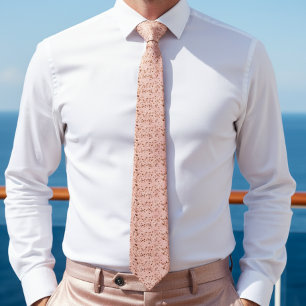 Rose Gold Sparkles Neck Tie