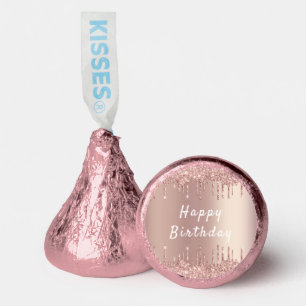 Rose Gold Sparkly Birthday Hershey®'s Kisses®