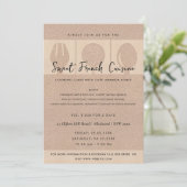 ROSE GOLD SPOON FORK COOKERY CLASS INVITE TEMPLATE (Standing Front)