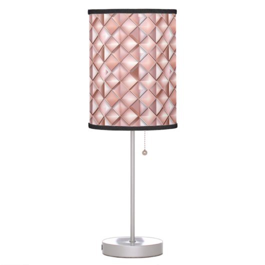 ROSE GOLD Standing Lamp for Home, Office Decor (Left)