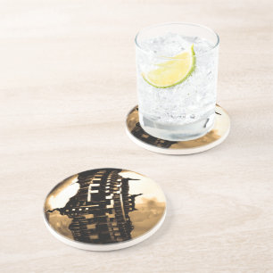 Rose Gold Steampunk  Coaster