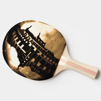 Rose Gold Steampunk  Ping Pong Paddle