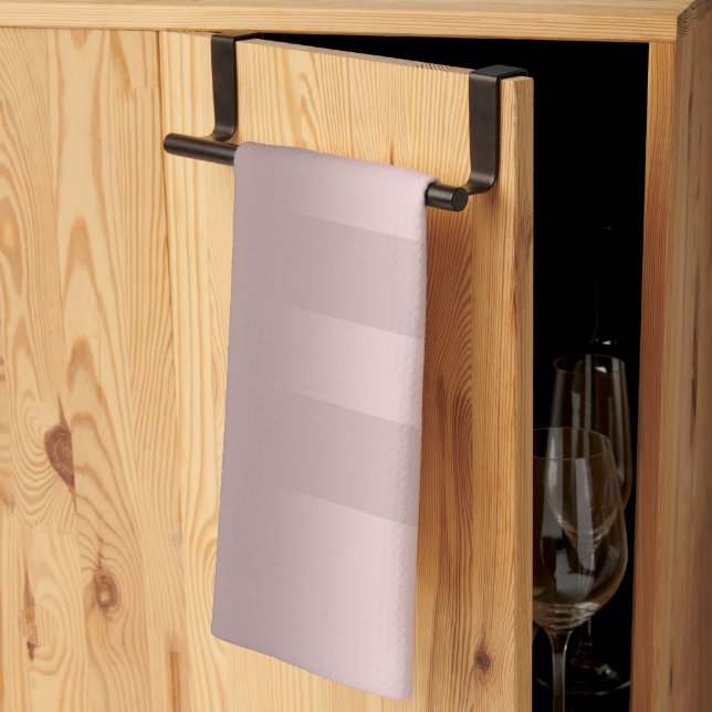 Rose-gold stripes pattern kitchen towel (Thirds Fold)
