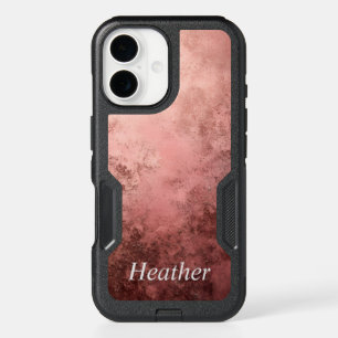 Rose Gold Textured Background Otterbox Case