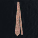 Rose Gold Tie<br><div class="desc">Gold is where its at. Take advantage of this new (classic) trend with this product that has the look of gold,  but at a fraction of the price. 

This product sports a rose gold look. 

Visit https://www.zazzle.com/all_gold_everything for more Golden products.</div>