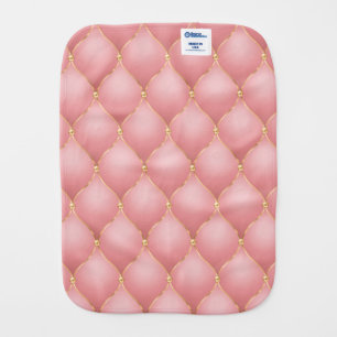 Rose Gold Tufted Baby Burp Cloth