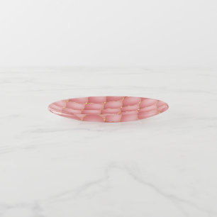 Rose Gold Tufted Trinket Tray