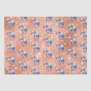 Rose Gold Unicorn Sparkle   Tissue Paper