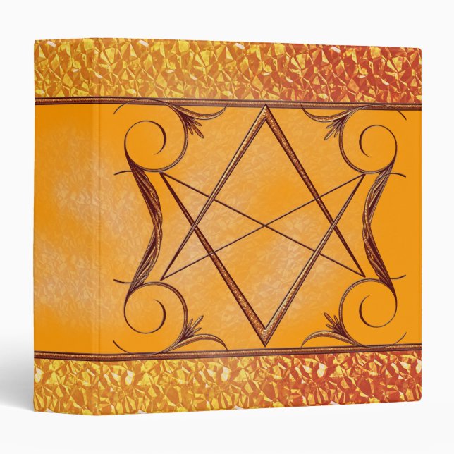 Rose Gold Unicursal Binder (Front/Spine)