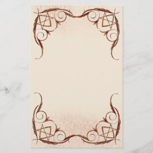 Rose Gold Unicursal Stationery