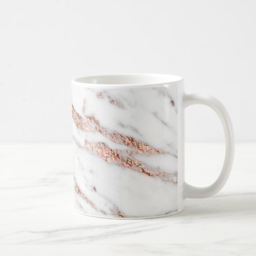 Rose gold vein mug