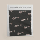 Rose Gold | Vintage Key Pattern Fabric
