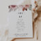 Rose Gold Wedding Table 10 Seating Chart card