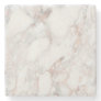 Rose Gold White Marble Template Elegant Trendy Stone Coaster